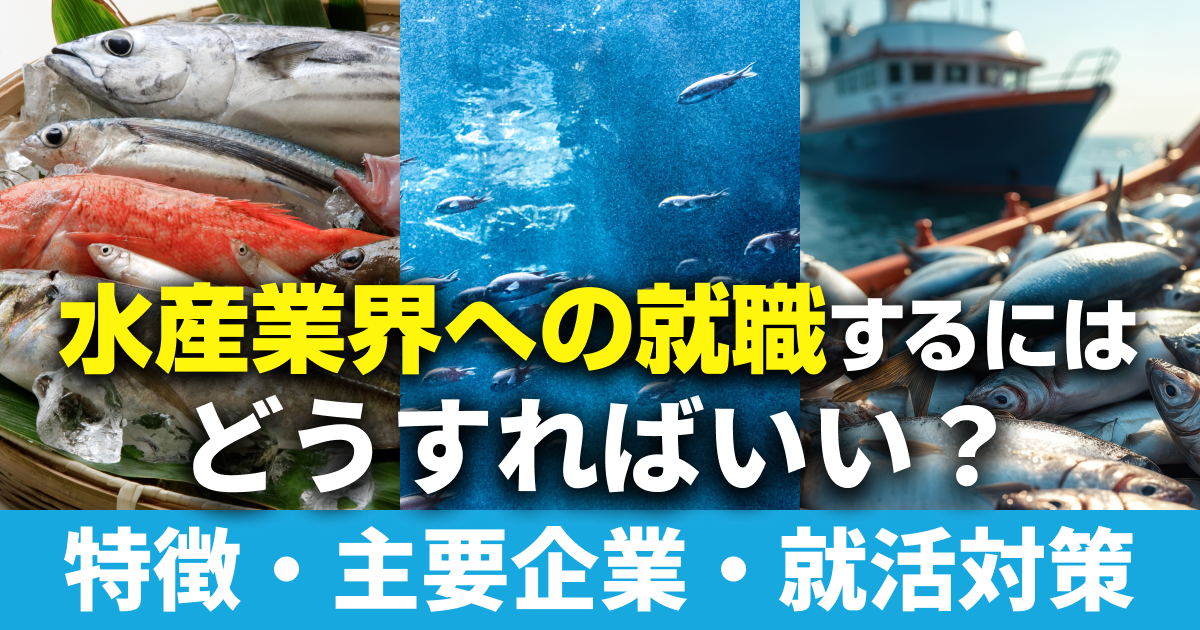 水産業界への就職するにはどうすればいい？｜特徴・主要企業・就活対策