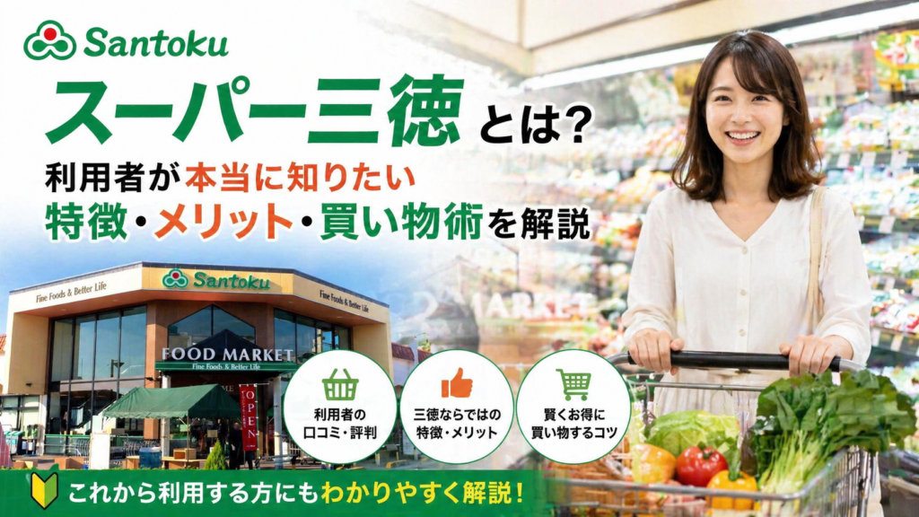 スーパー三徳とは？利用者が本当に知りたい特徴・メリット・買い物術を解説