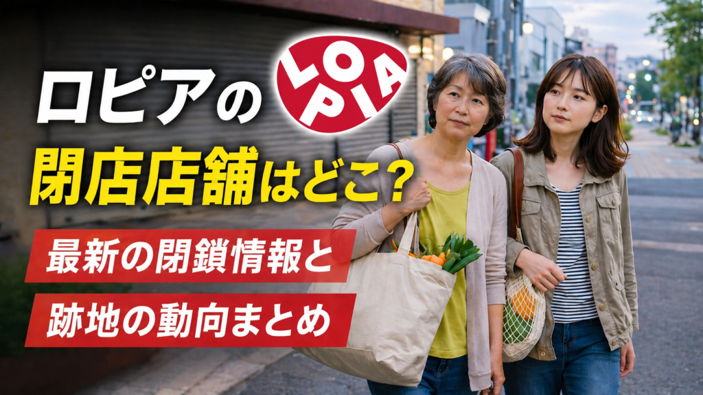 ロピアの閉店店舗はどこ？ 最新の閉鎖情報と跡地の動向まとめ