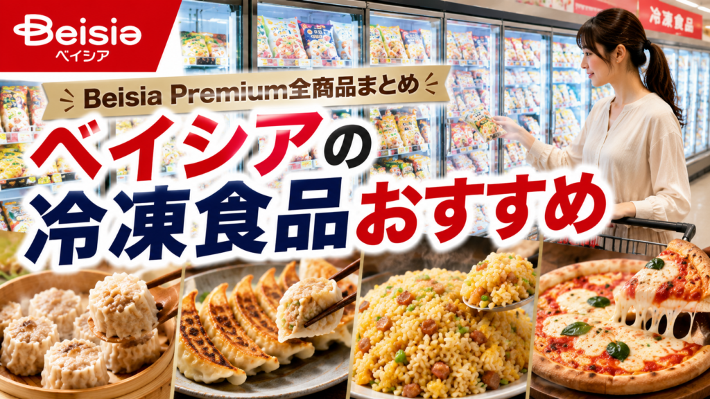 ベイシアの冷凍食品おすすめ【Beisia Premium全商品まとめ】