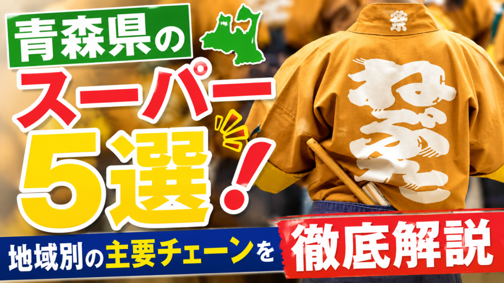 青森県のスーパー5選！地域別の主要チェーンを徹底解説