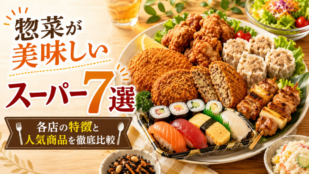 惣菜が美味しいスーパー7選｜各店の特徴と人気商品を徹底比較