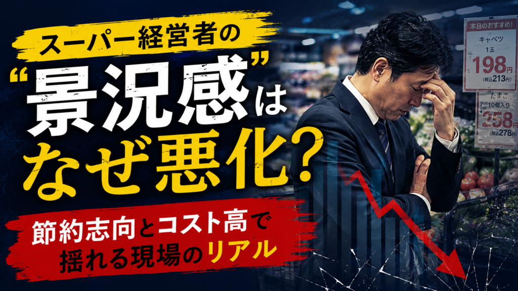 スーパー経営者の「景況感」はなぜ悪化？節約志向とコスト高で揺れる現場のリアル